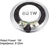 uxcell 1W 8 Ohm Micro Internal Speaker Magnet Loudspeaker, 20mm Dia, 2pcs
