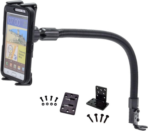 Arkon Mounts Car Seat Rail Phone/Tablet Mount | 22" Gooseneck | 360° Adjustable | Fits Up to 8" Screen