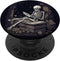 Librarian Skeleton Gothic Aesthetic PopSockets Standard PopGrip for Book Lovers
