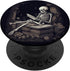 Librarian Skeleton Gothic Aesthetic PopSockets Standard PopGrip for Book Lovers