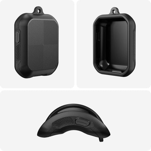 TUSITA 3 Silicone Case Compatible with Bushnell Phantom Handheld Golf GPS - Black