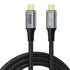 4ft USB 4 Cable USB C to USB C 8K HD Display Video 40 Gbps Data Transfer 100W Fast Charging Cord for Monitor