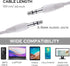 50 Pack MP3 CN-Outlet Wholesale Earbuds Bulk Headphones Individually Bagged for iPhone, Android, Player for Schools