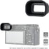 KIWIFOTOS A6000 A6100 A6300 Remote Shutter Release & Soft Eyecup Eyepiece for Sony Mirrorless Camera