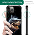 DJSOK Golden Toothed Shark Case for iPhone 13 Mini - Rugged Dual Layer Shockproof Cover for Men, Boys, and Girls.