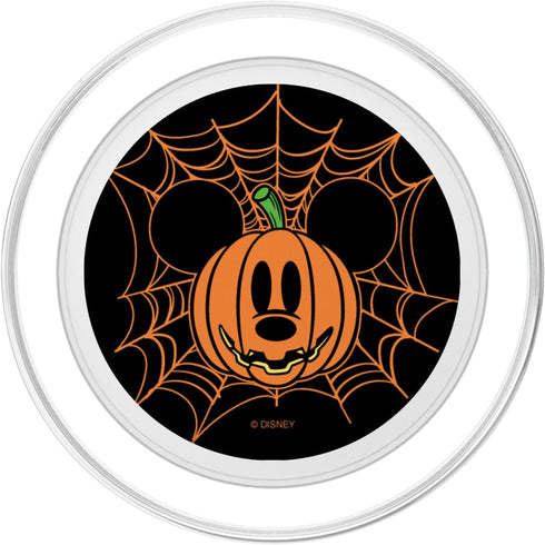 Disney Halloween Mickey Pumpkin Face Spider Web PopSockets PopGrip for MagSafe