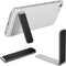 Ultra-Thin Adjustable Mini Alloy Cell Phone Holder, Portable Foldable Stand for Mobile Phone Tablet (Black)