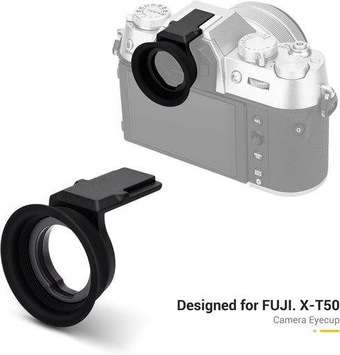 X-T50 XT50 X-T50 XT50 XT-50 Extended Eyecup Eyepiece, New Round Shape Soft Silicon Camera Eye Cup Viewfinder Cover