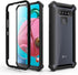 Asuwish LG K51/Reflect LTE/Q51 Phone Case, Shockproof Full Body Protective, Heavy Duty Hybrid, Black