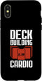 iPhone X/XS Deck Building Is My Cardio Card Player Collectible Game Case