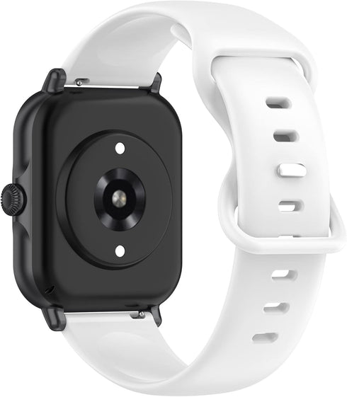 6 Pack Bands for Fitpolo Smart Watch, 1.8 inch IDW13/IDW19 Silicone Straps, S/M