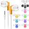30 Pack Kids Bulk Earbuds - Wholesale Headphones for School, Classroom, Libraries. Multi-Colored, Individually Bagged.