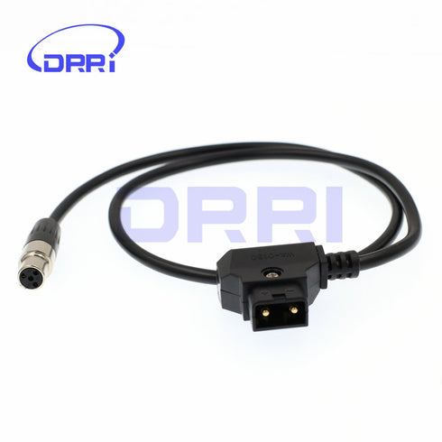 EVF-035W-3G viewfinder/VFM-056W VFM-058W TVLogic D-Tap to Mini XLR Power Cable for Alphatron / Monitor