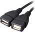 USB 2.0 Adapter, Dual USB Female Jack Y Splitter Charger Cable (2 Pack) for Laptop/Tablet/Smartphone Data Transmission/Charging