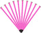 MECCANIXITY Hook and Loop Cable Tie, 31.4 x 0.9 Inch, Reusable with Buckle, Adjustable Multi-Purpose Wire Strap, Pink,