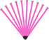 MECCANIXITY Hook and Loop Cable Tie, 31.4 x 0.9 Inch, Reusable with Buckle, Adjustable Multi-Purpose Wire Strap, Pink,