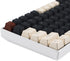 YMDK Double Shot 108 Dyed PBT Keycap Set, Rainbow Carbon Sunset Backlit Keycaps for MX Switches