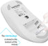 memzuoix 2.4G Wireless Mouse, 1200 DPI Computer Mouse with USB Receiver, Portable Cordless Mouse for Laptop, PC, 5