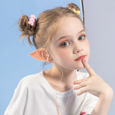URIZONS Elf USB C in-Ear Headphones for Children, Elegant Design of Elf Ears Type C Earbuds for Huawei/Samsung