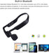 QT S Bone Conduction Headphones Bluetooth with Mic, Lightweight Open-Ear Wireless Stereo Music, IP65 Water Resistant