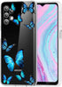 Phone Case for Galaxy A32 5G, Clear Slim Shockproof Pattern Soft TPU Protective Cover for Samsung Galaxy A32 5G
