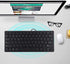 Tosuny Spanish Computer Keyboard, Wired Mini Portable Ultrathin Silent Business Keyboard with 78 Keys