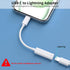 USB C to Lightning Adapter Cable for iPhone 15 Plus 15 Pro Max, 27W PD Fast Charging & Data Transfer USB Type C Male to Lightning Female Converter Cable for iPad 10 iPad Pro Air, NOT Support OTG/Audio