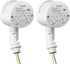treewell 2 Pack Motion Sensor, 180-Degree Replacement Motion Detector, Adjustable Time & Detection