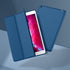 iPad 9.7 Case (2018/2017 Model, 6th/5th Generation), Smart Cover with Pencil Holder, Soft Silicone Back, Navy Blue
