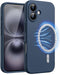 JETech Magnetic Silicone Case for iPhone 16 6.1-Inch, Compatible with MagSafe, Silky Soft