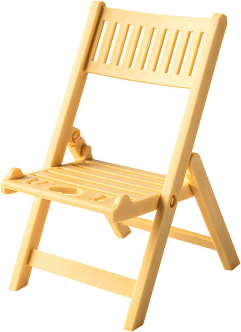 YS0911 Folding Cellphone Stand CuteChair Foldable Desktop Phone Holder Dock Holder for Tablet Cellphone Desktop Phone