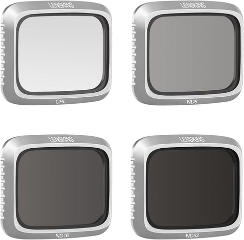 ND Filters for DJI Air 2S Drone, 4-Pack ND8 ND16 ND32 CPL Filter Set, Neutral Density and Circular Polarizer Lens Kit