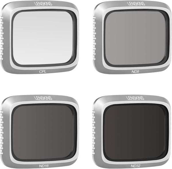 ND Filters for DJI Air 2S Drone, 4-Pack ND8 ND16 ND32 CPL Filter Set, Neutral Density and Circular Polarizer Lens Kit