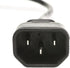 CableWholesale 3 C13 C14 3 18 10 C13 C14 feet Computer/Monitor Power Extension Cord, Female to Male Plug, Pin, AWG