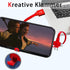 2 Pcs 3 in 1 Charging Cable, Three in One Retractable Multi Charging Cable with USB C(Type-C)/Micro USB, Phone Holder,