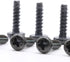 Replacement Screws Pack of 8 - 2 Sets of Metric Screws (Model RS-198452) Pan Head - Philips Drive - Black Plated