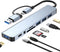 vienon USB C Hub USB Hub 3.0, Aluminum 8 in 1 USB Extender