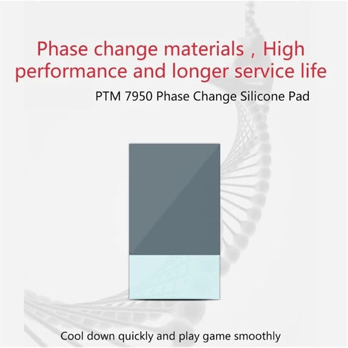 LWORJFAW 8.5W PTM7950 pad(40X40MM) Thermal pad Phase Change pad CPU GPU Grease