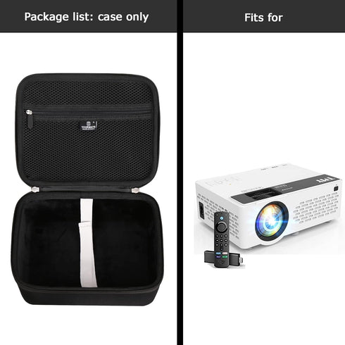 Hard Storage Case for TMY Projector 7500 Lumens 1080P Full HD Supported Portable Projector (ONLY CASE)