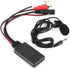 Bluetooth AUX Module 2 Cable Adapter with Hands-Free Microphone 12V