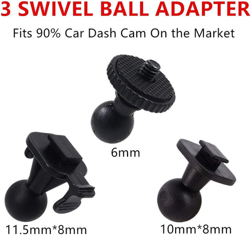 CH368 Ultimate Car Rearview Mirror Mount Kit for Yi Smart Dash Cam & More