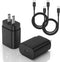 Samsung Galaxy 25W Super Fast Charging Cord & 10ft USB-C Cable for S24 Ultra/S23/S22/S21/S20, iPad Pro/Air/Mini - 2 Pack