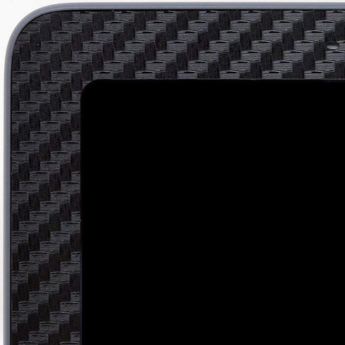 Skin for Google Nest Hub 7" Gen 1 - Protective Durable Vinyl Decal Wrap Cover - Made in The USA (Black Carbon Fiber)