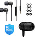 Ludos Clamor Wired Earbuds, In-Ear Headphones with Microphone, Noise Isolating for Kids and Women
