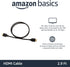 3ft, 4K@60Hz, 2.0 18Gbps, 2160p, 48 TV/PS5/Xbox/Roku, Amazon Basics HDMI Cable, High-Speed HDMI Cord, bit, Compatible