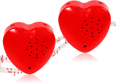 Civaner 2 Pack Voice Recorder for Stuffed Animal 20 Second Red Heart Voice