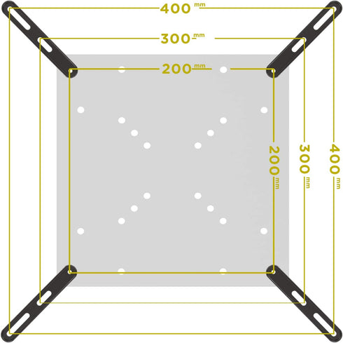 Mount-It! 200x200 mm 400x200 400x400 mm 32 Inch 55 Inch VESA Mount Adapter Kit | TV Wall Mount Bracket Adapter Converts