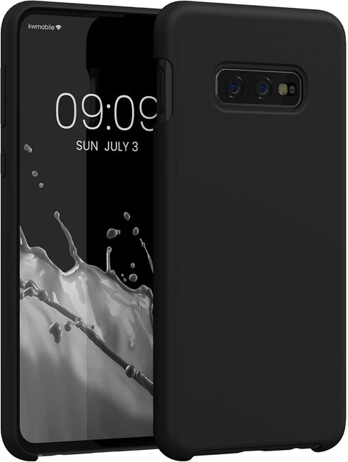 kwmobile TPU Silicone Case for Samsung Galaxy S10e - Soft Finish, Black