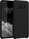 kwmobile TPU Silicone Case for Samsung Galaxy S10e - Soft Finish, Black
