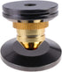 8 Pack Black 24K Nickel Plated Speaker Spikes Pads Mats, 5x25mm Isolation Stand Foot Cone Base